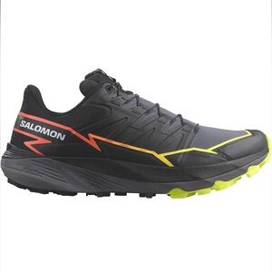 NWT SALOMON THUNDERCROSS TRAIL RUNNING SHOES M8.5 W10 BLACK/QUIET SHADE